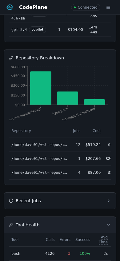 Tool Health — Mobile